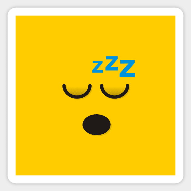 Sleeping Face Sticker by sifis